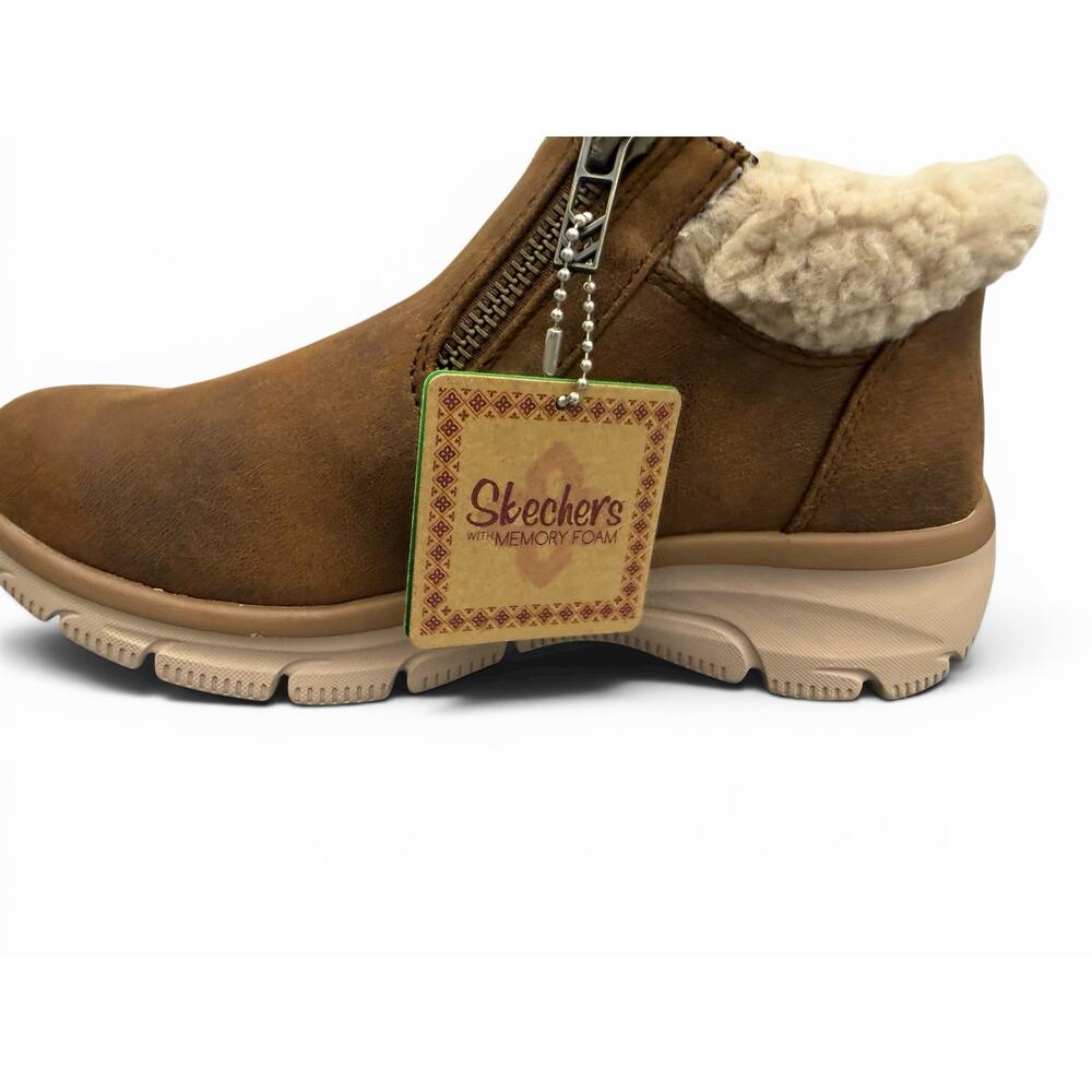 Skechers Easy Going Social Mode Boots Women’s 5 Dark Brown NIB - Picture 4 of 7